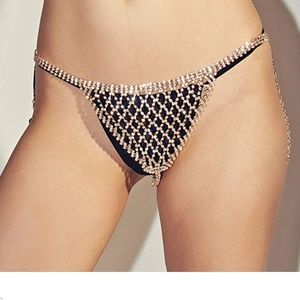 Rhinestone G-String